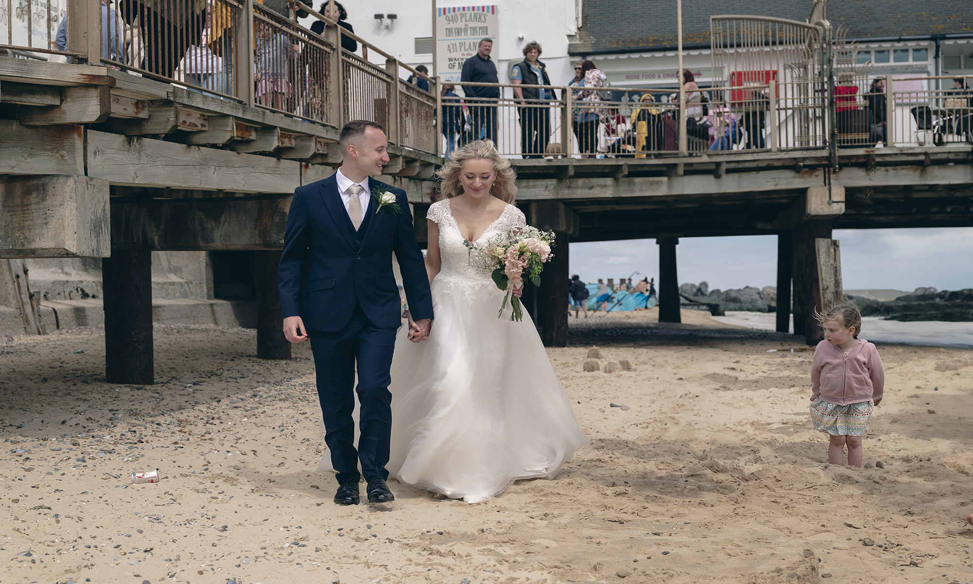 Newly Wed Couple posing for Photograph in Suffolk